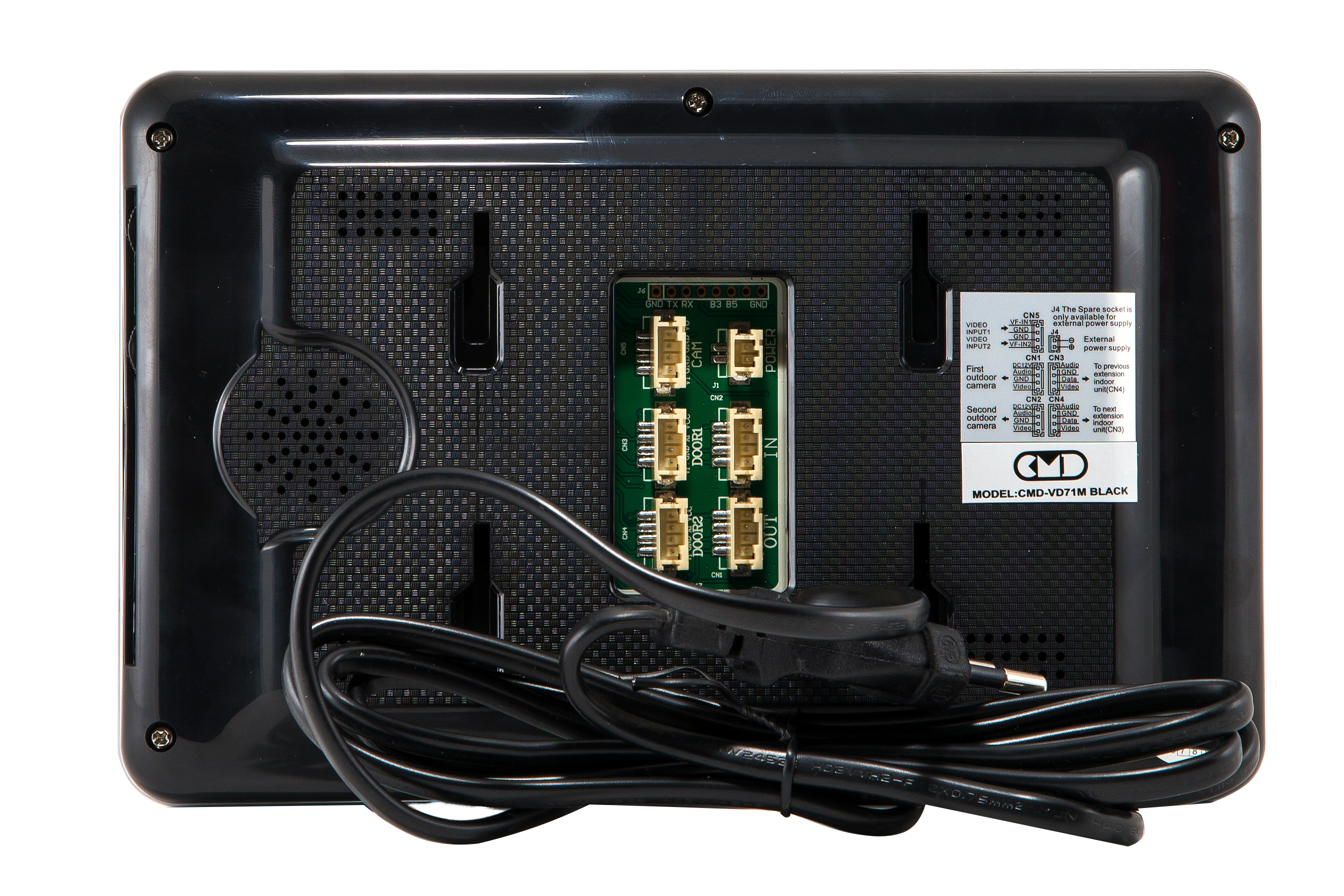  Элеком37. CMD-VD71M BLACK Цветной видеодомофон 7 дюймов. Фото